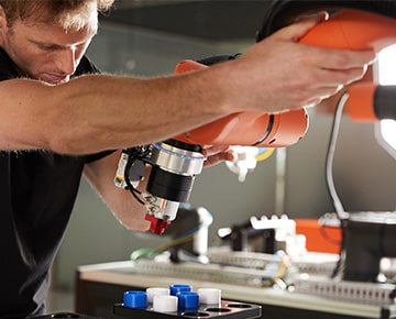 Robot Hanwha HCR - Changement de production